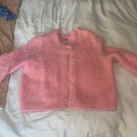 Free People Sweaters - Free People Soft Pink Cardigan